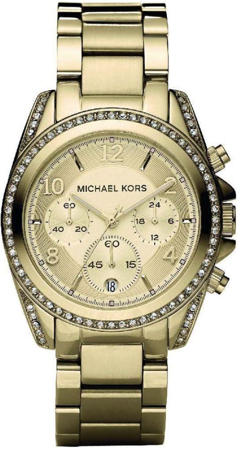 Women's Michael Kors Chronograph Crystal Watch MK5166